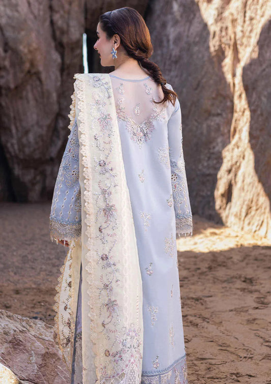 Qalamkar - 3PC Embroidered SUIT IN DHANAK