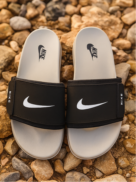 Black Nike Slides | Medicated Sole