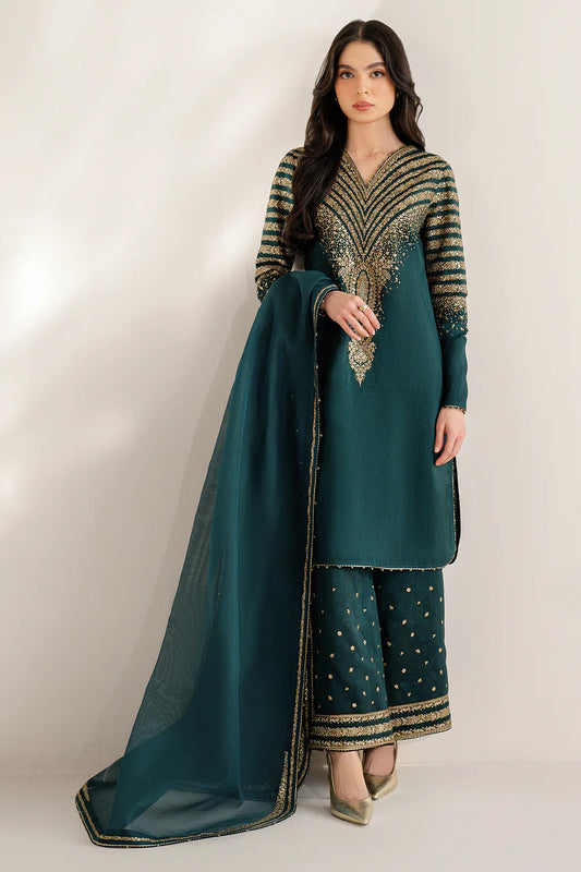 Jazmin - 3PC EMBROIDERED SUIT IN DHANAK