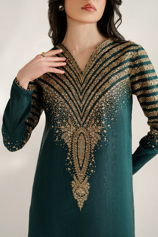 Jazmin - 3PC EMBROIDERED SUIT IN DHANAK