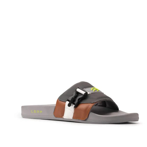 Gray Lock Slides | Premium Design