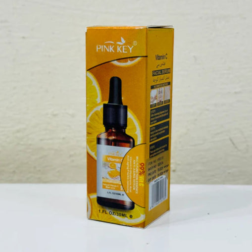 Pink Key Vitamin C Facial Serum - Brightening & Anti-Aging Formula